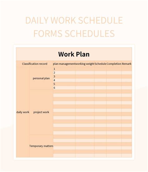 Engoogle Forms Schedule Template
