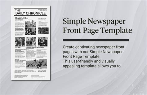 Engoogle Newspaper Template
