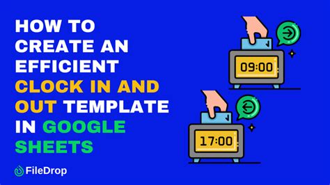 Engoogle Sheets Clock In Clock Out Template