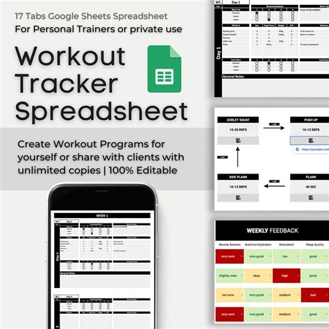 Engoogle Sheets Personal Training Template