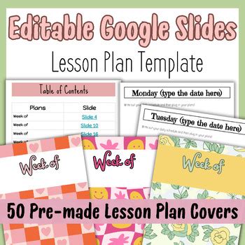 Engoogle Slides Lesson Plan Template