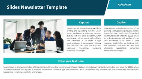 Engoogle Slides Newsletter Template