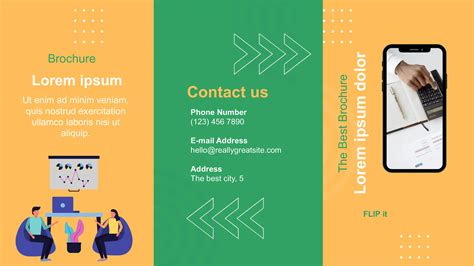 Engoogle Slides Pamphlet Template