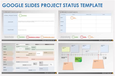 Engoogle Slides Project Status Template
