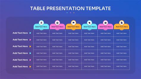 Engoogle Slides Table Templates