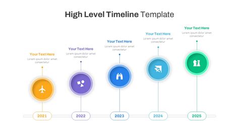 Engoogle Slides Template Timeline