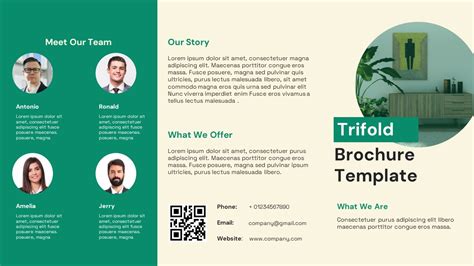 Engoogle Slides Trifold Template