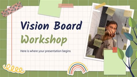 Engoogle Slides Vision Board Template