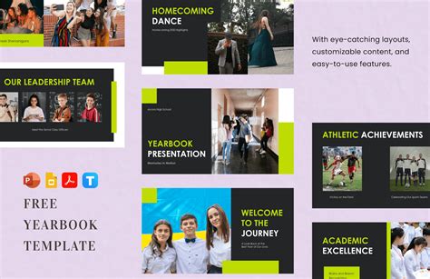 Engoogle Slides Yearbook Template