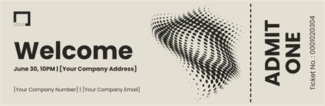 Engraduation Tickets Template