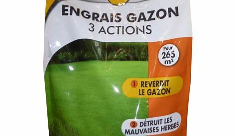Engrais gazon + Désherbant 5 kg 250 m² Evergreen