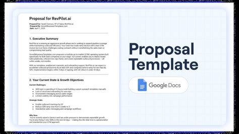 Engrant Proposal Template Google Docs