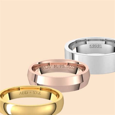 7+ Engravable Wedding Rings