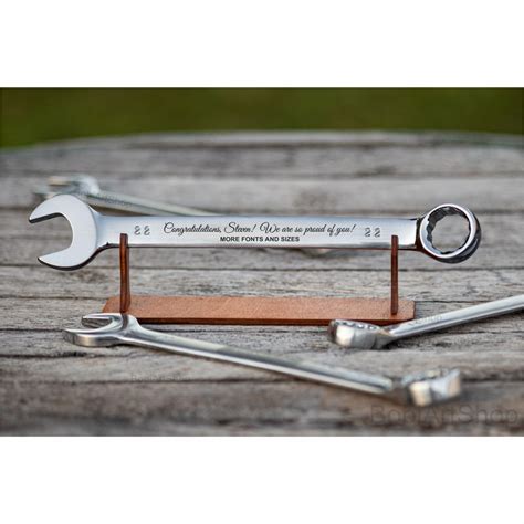 Engraved Wrench Gift