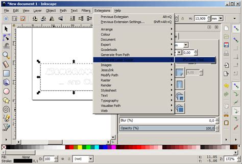 Engraving Tool Inkscape