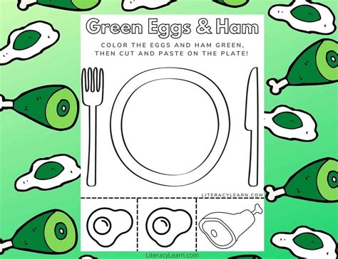 Engreen Eggs And Ham Printable Template