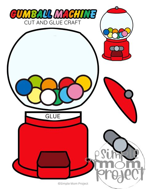 Engumball Machine Craft Template