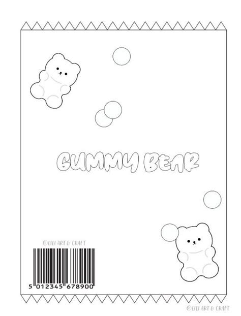 Engummy Bear Template