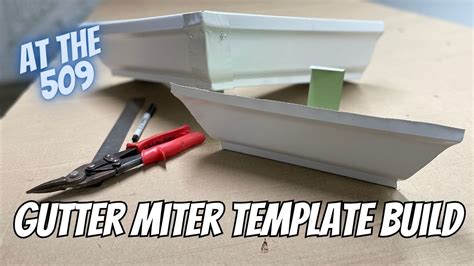 Engutter Miter Template