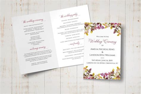 Enhalf Fold Program Template Word