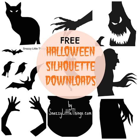 Enhalloween Window Silhouettes Template