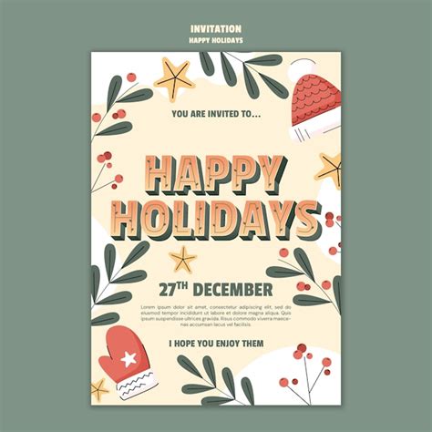 Enhappy Holidays Template