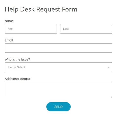 Enhelp Desk Request Form Template