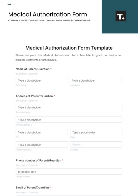 Enhipaa Authorization Template