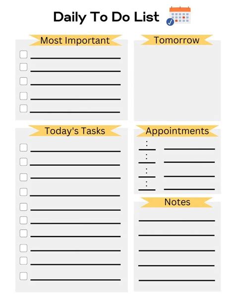 Enhomework List Template