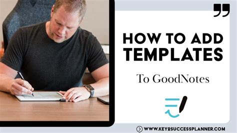 Enhow To Add Templates To Goodnotes