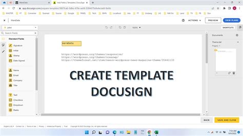 Enhow To Create Template In Docusign