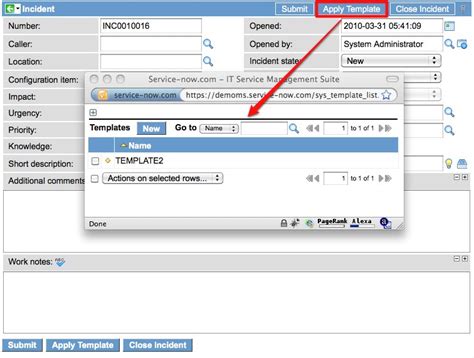 Enhow To Create Templates In Servicenow