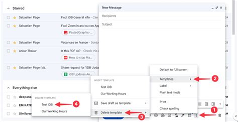 Enhow To Delete A Template In Gmail