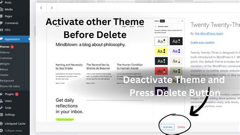 Enhow To Delete Starter Template In WordPress