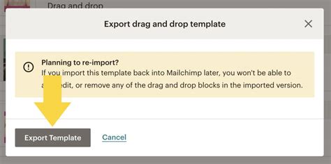 Enhow To Export Mailchimp Template