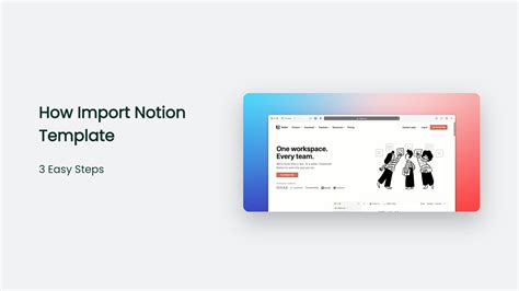 Enhow To Import Template In Notion