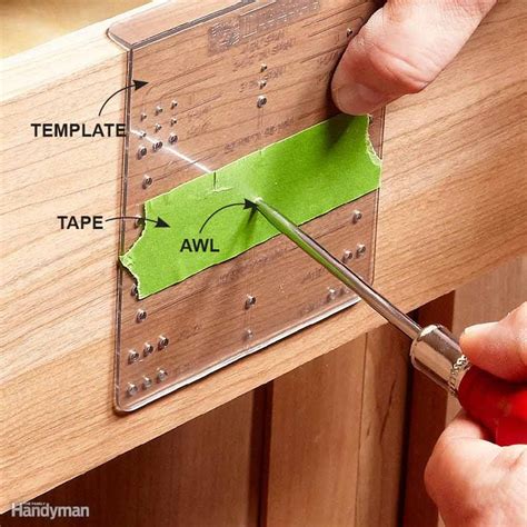 Enhow To Install Cabinet Hardware With Template