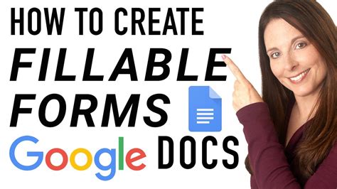 Enhow To Make A Fillable Template In Google Docs