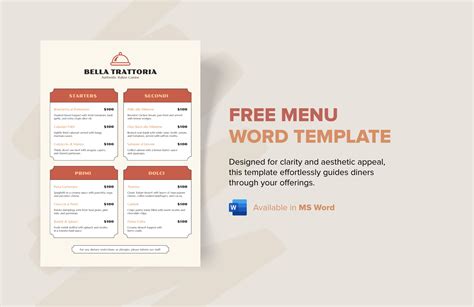 Enhow To Make A Menu Template In Word