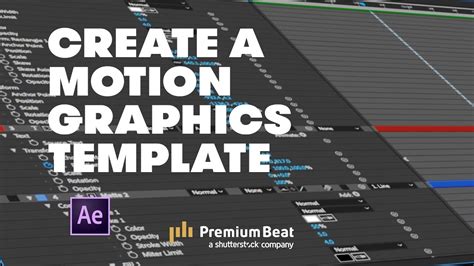 Enhow To Make A Motion Graphics Template
