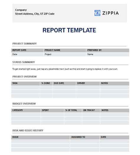 Enhow To Make Report Template In Word