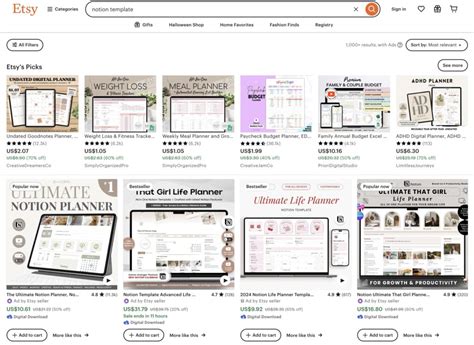 Enhow To Sell Notion Templates On Etsy