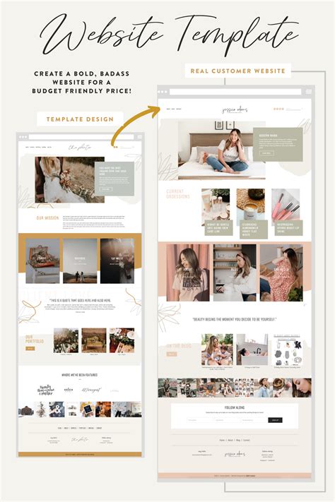 Enhow To Use Canva Website Templates In Squarespace