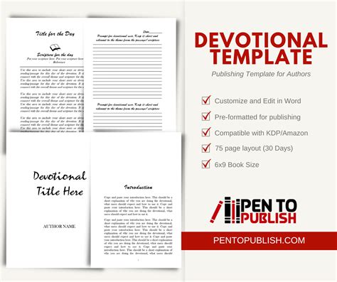 Enhow To Write A Devotional Template