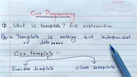 Enhow To Write Template Function In C