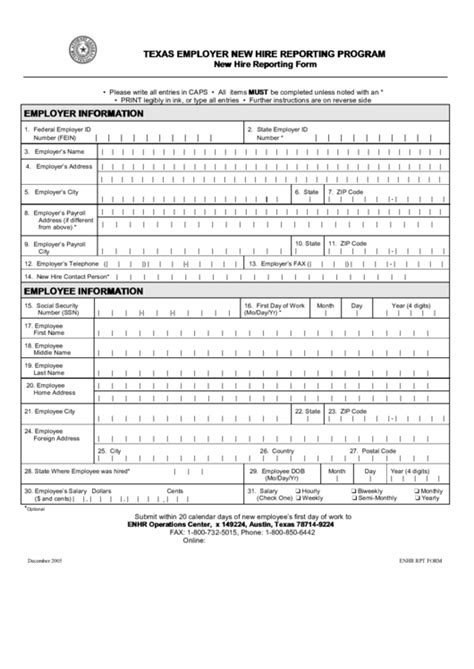 Enhr Request Form Template