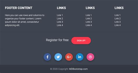 Enhtml Footer Template