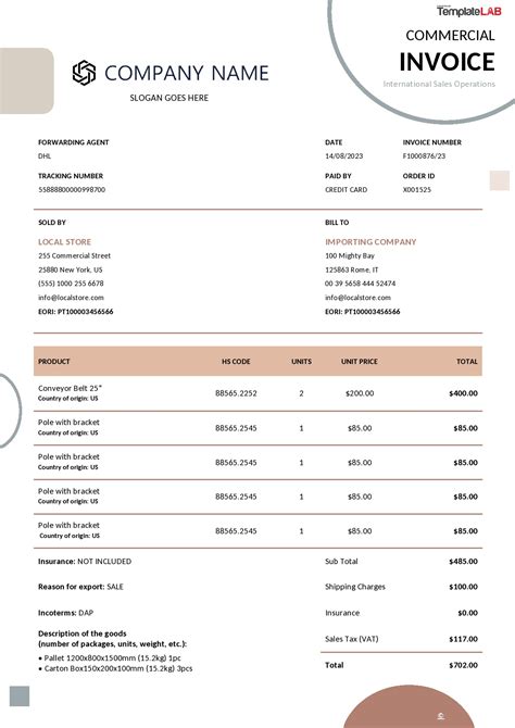 Enhtml Invoice Template
