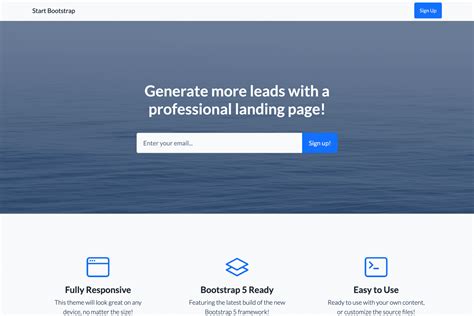 Enhtml5 Landing Page Template