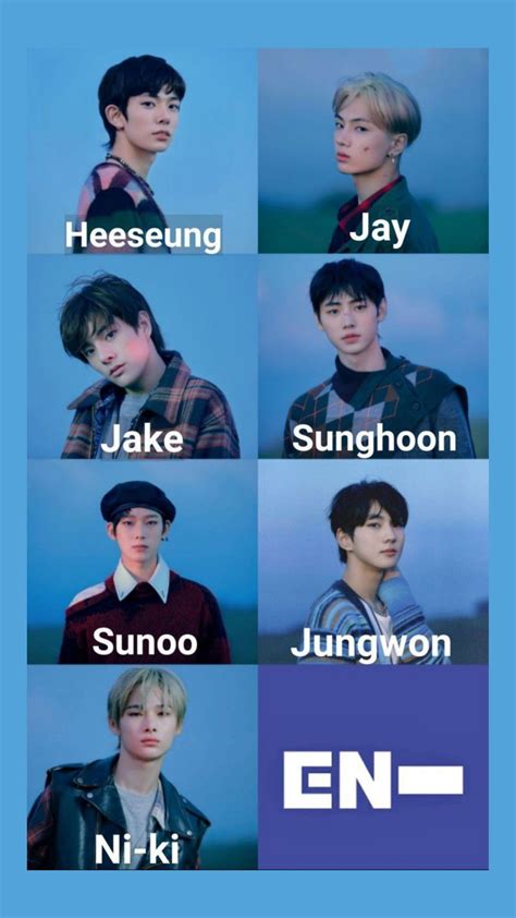 enhypen members names in korean